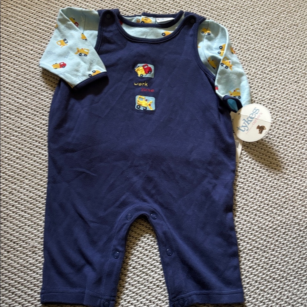 Outfit infant boys size 3-6 months or 6-9 months cotton tykes weight 12-18 lbs